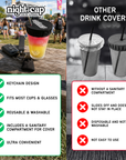 NightCap Keychain Drink Cover