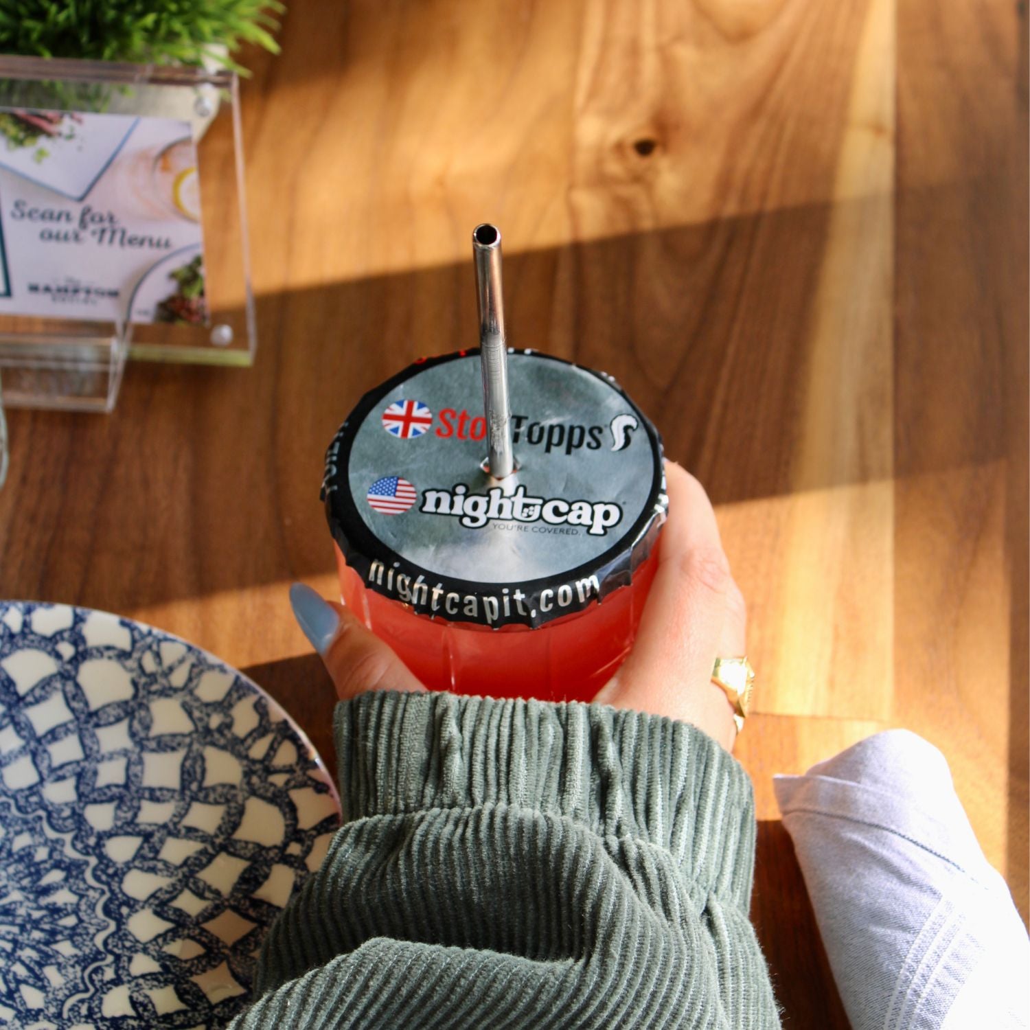 StopTopps The Drink Spiking Prevention Sticker NightCapIt